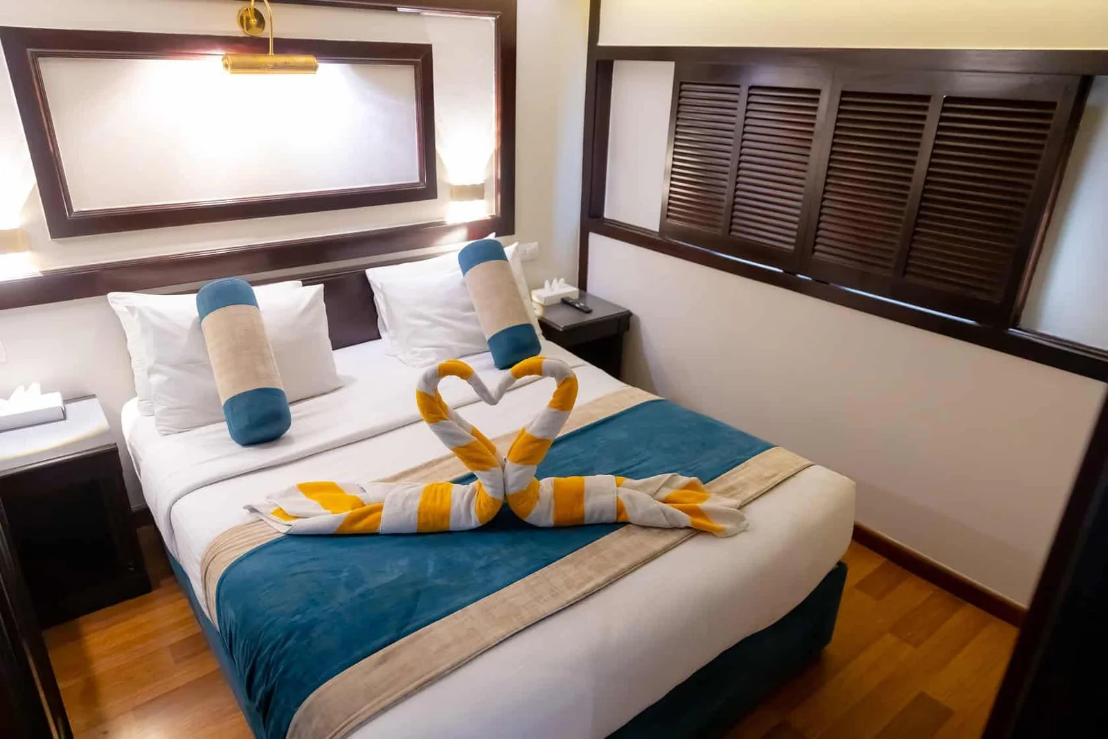 Cabin aboard the MS Champollion II Nile Cruise Nile cruise